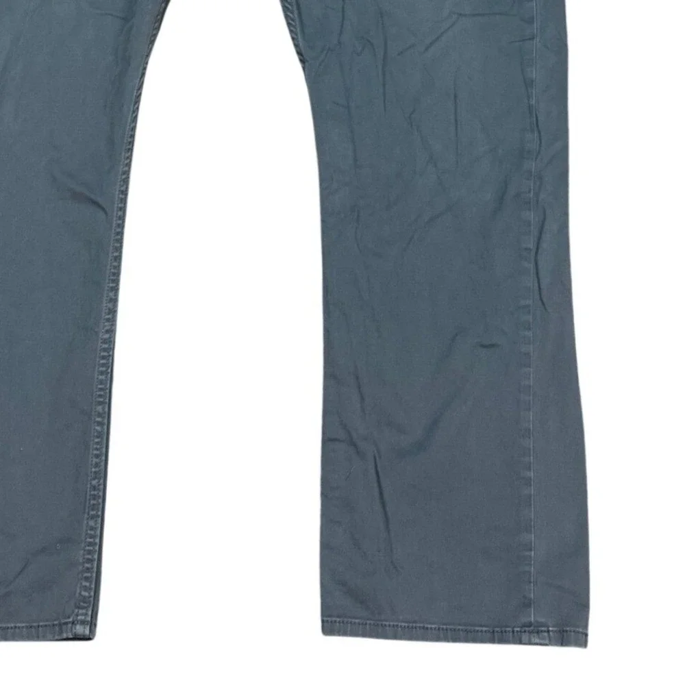 Banana Republic Slim Fit Pants Mens 36x30‎ Gray 5-Pocket Flat Front Twill Denim